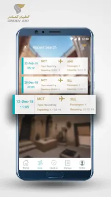 omanair android App screenshot 5